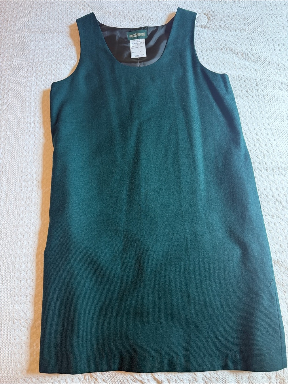 Vintage Harvé Bernard 100% Wool Dress Size 8
